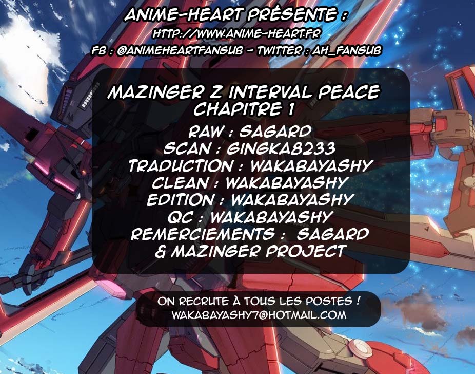 Scantrad - Mazinger Z - Interval Peace Chapitre 1