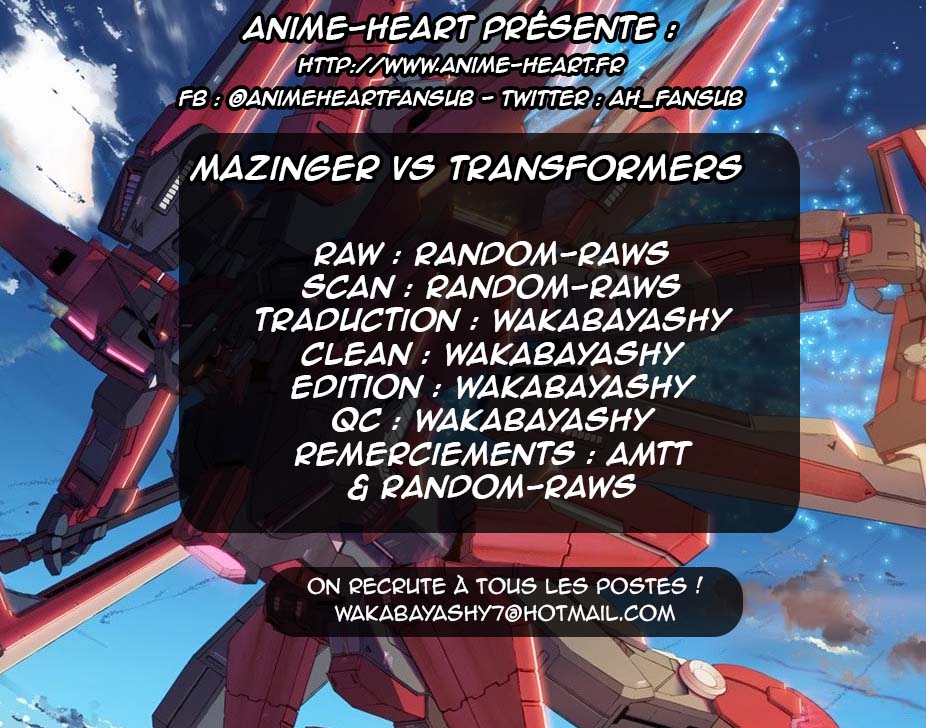 Scantrad - Mazinger Z VS Transformers